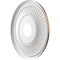 Ekena Millwork Berkshire PVC Ceiling Medallion (Canopies up to 7"), 16"OD x 3 1/2"ID x 1"P, Metallic Dark Copper CMP16BECDC - alternate 4